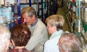 Besuch beim Großhandel